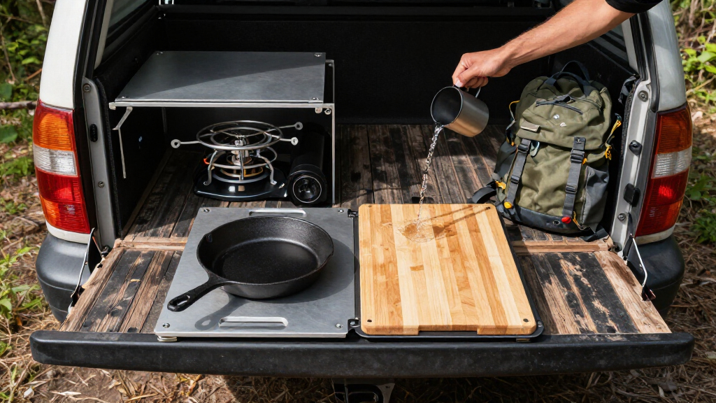 best slide out camp kitchen module for trucks