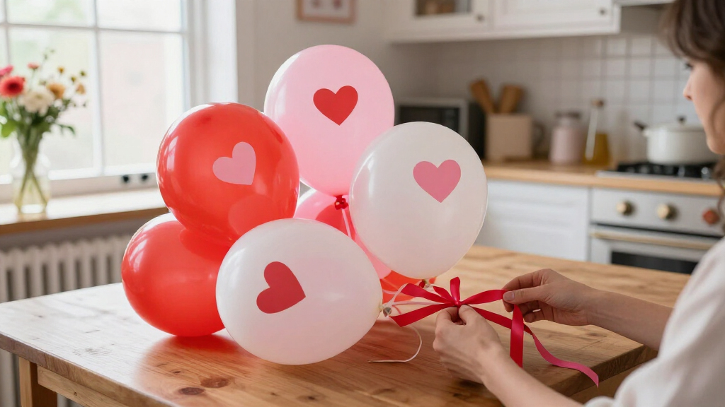 valentines balloon bouquet