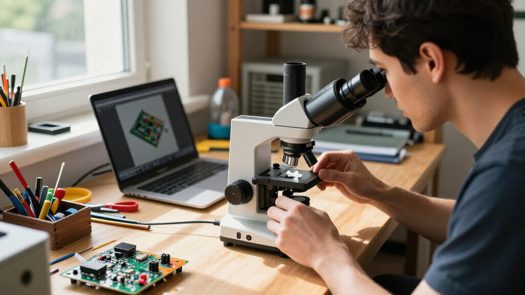 top-rated stereo microscope with camera for makerspaces
