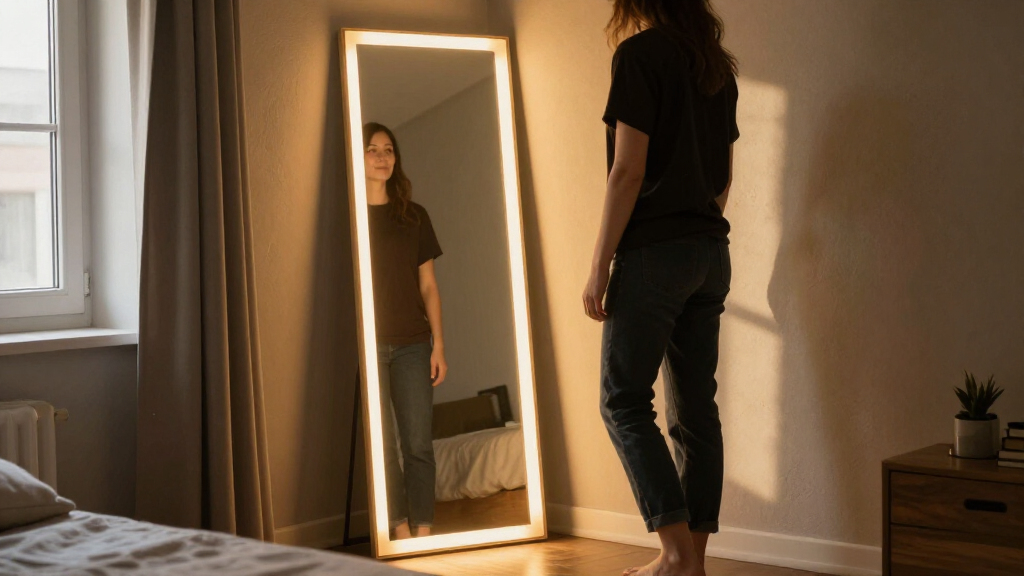 best luxury full length mirror with lights