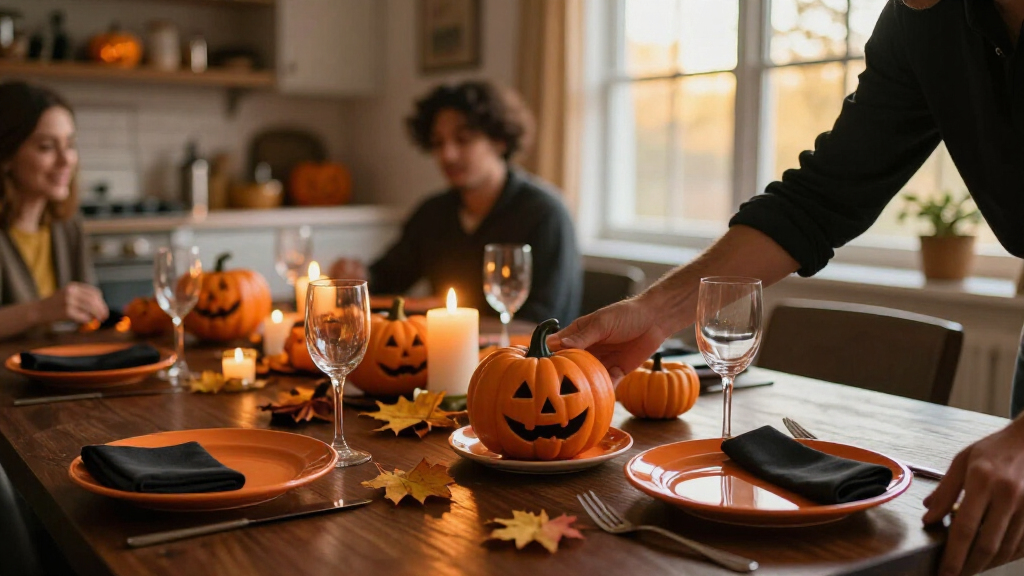 Halloween tableware