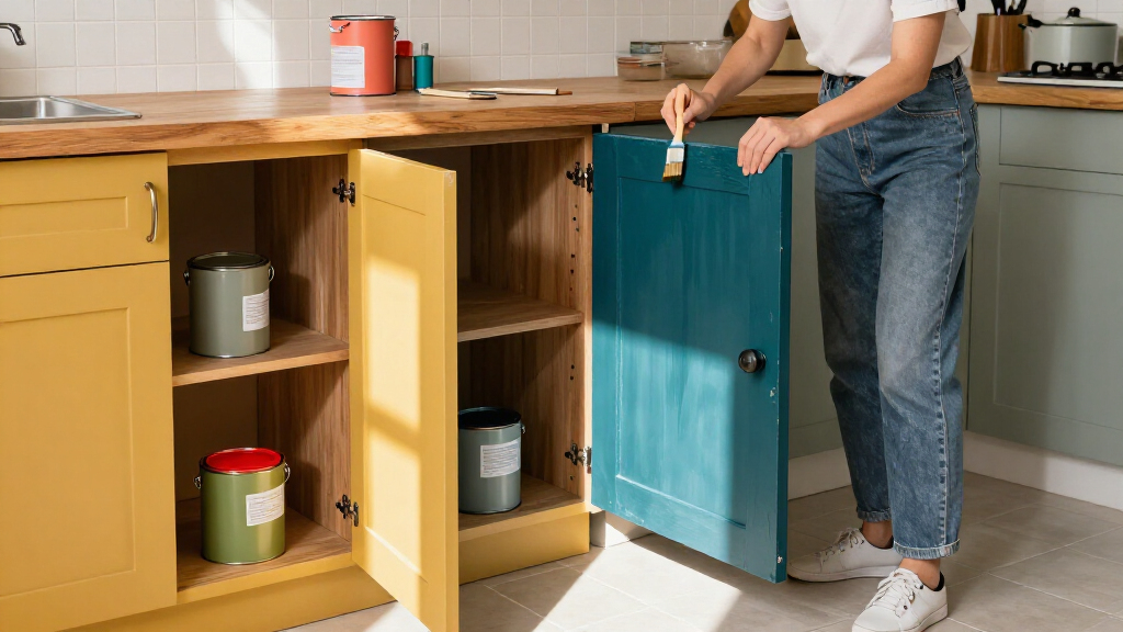 best colorful kitchen cabinet paints