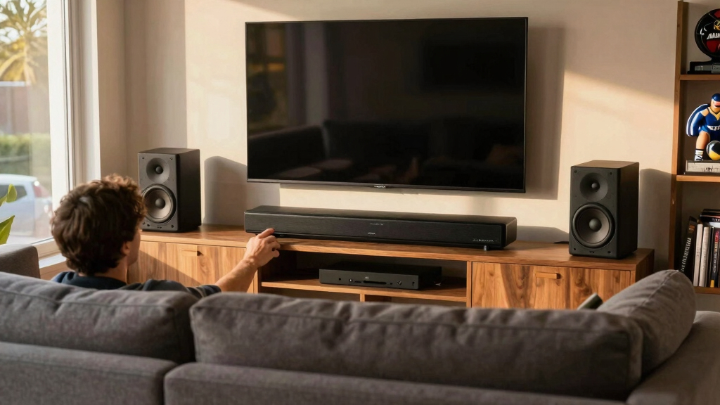 best surround soundbar with rear speakers for fan cave
