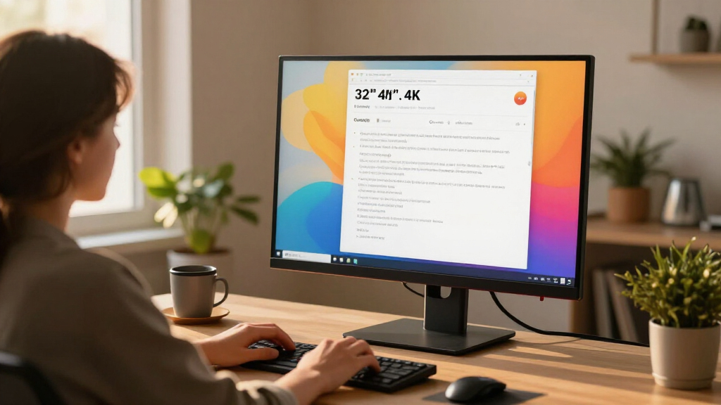 best 32 inch 4k monitor for text work