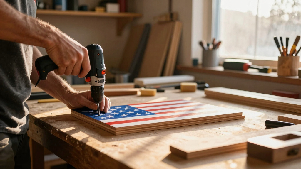 patriotic woodworking project kits
