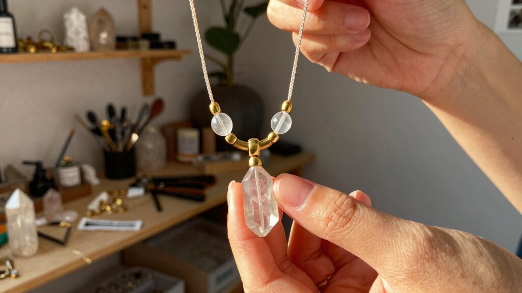 crystal healing jewelry
