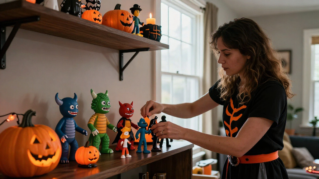 Halloween collectible action figures