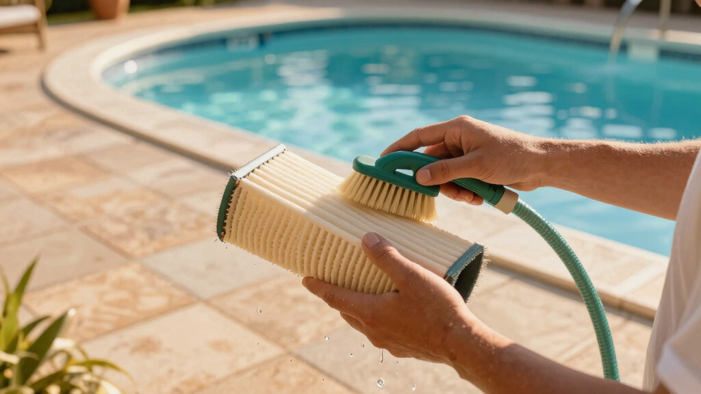 pool filter cleaning solutions