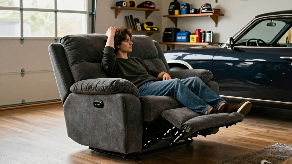 reclining sofas with power headrests