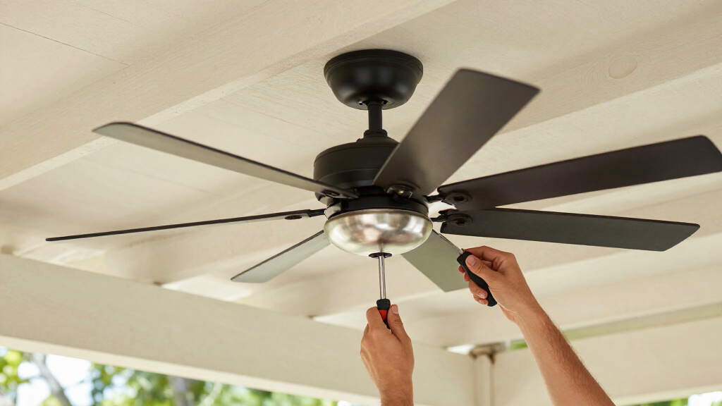 outdoor ceiling fan for pergola