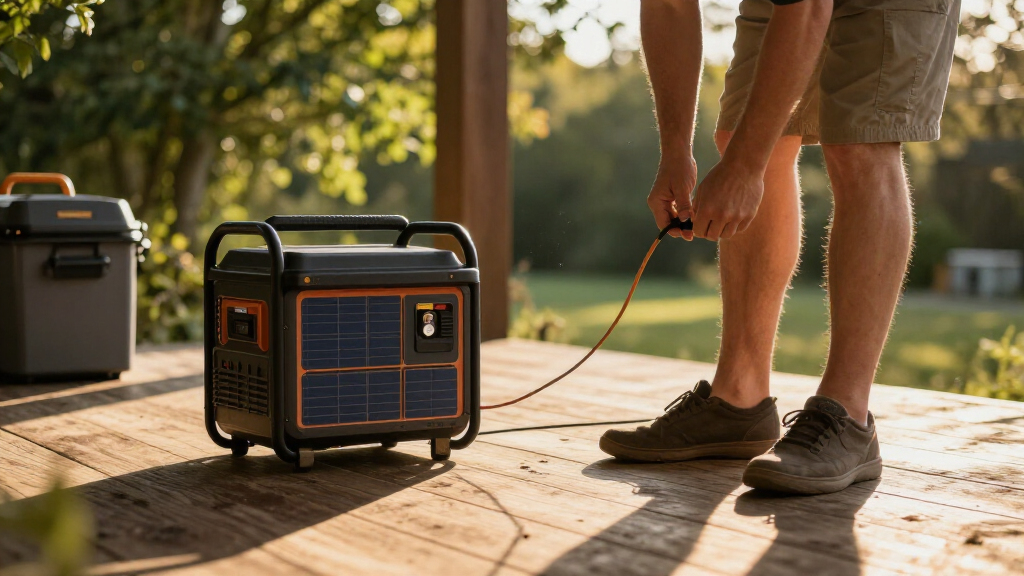 solar-powered backup generators