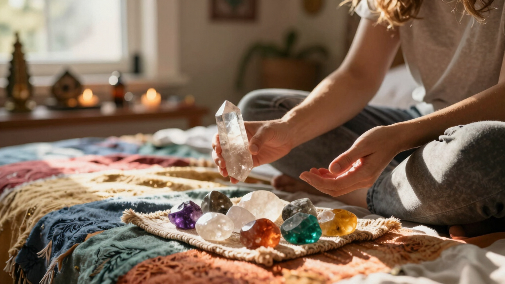 crystal energy healing sets