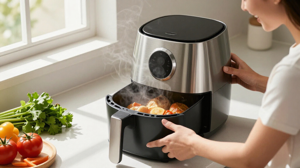 premium air fryer with steam