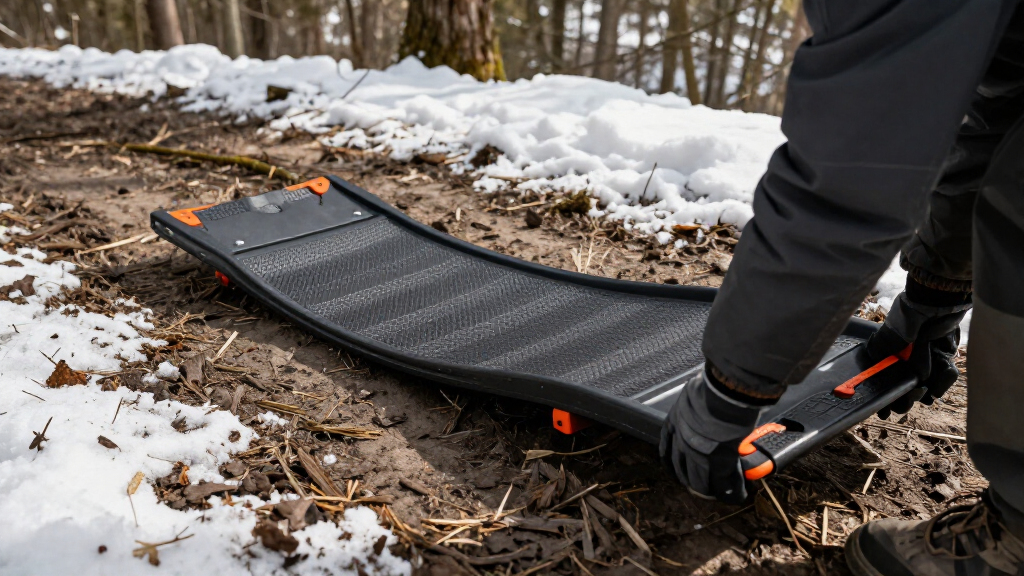 foldable traction boards for snow and mud