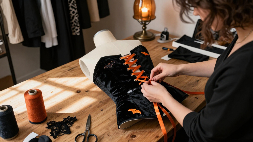 designer Halloween corsets