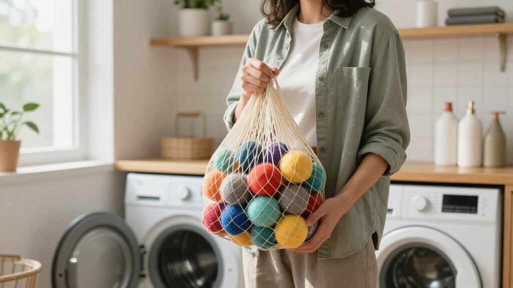 multipurpose wool dryer balls for sustainable laundry