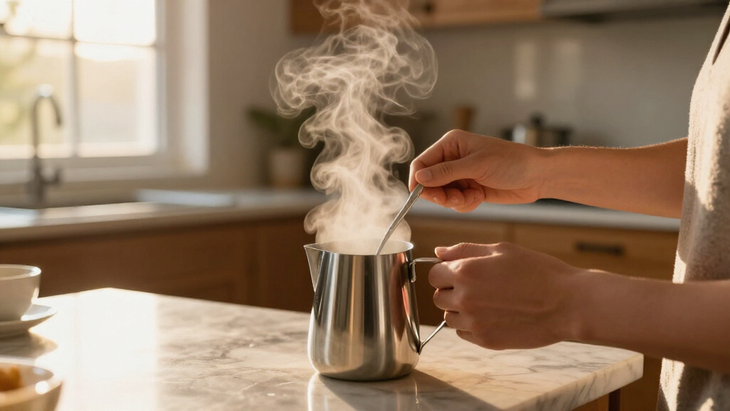 best milk frother with stainless steel pitcher system