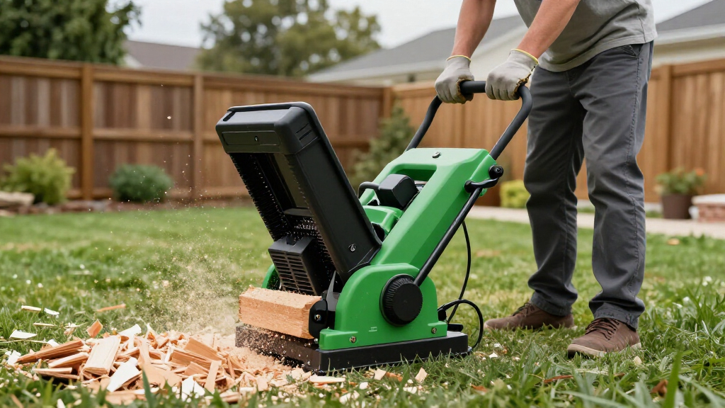 wood chipper shredder for yard cleanup