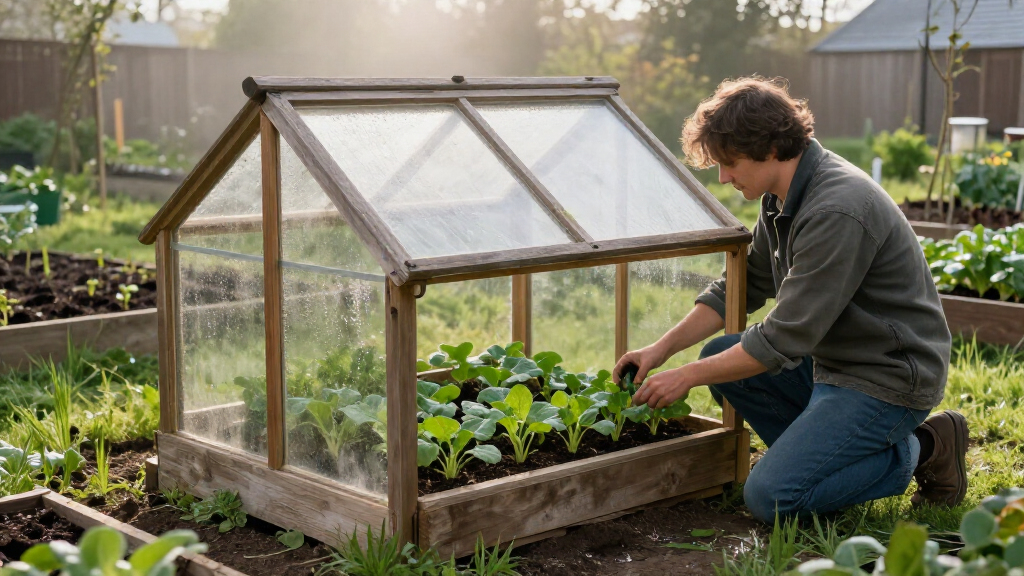 wooden cold frame greenhouses