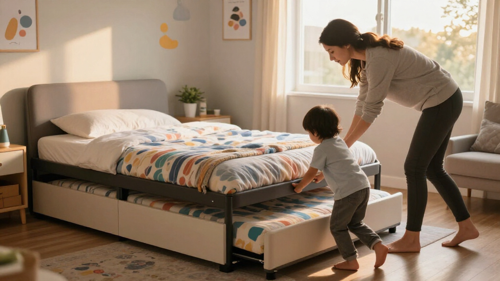 best trundle beds for flexible custody sleepovers