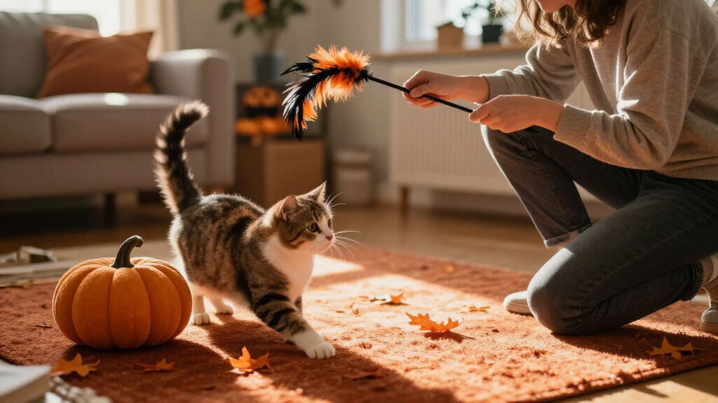 Halloween cat toys