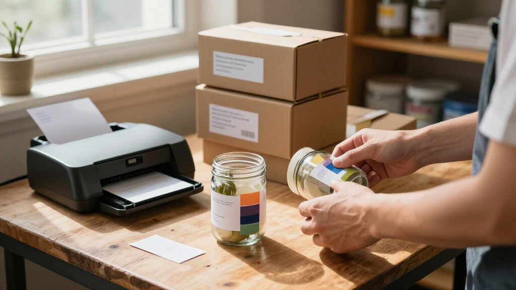 best color label printers for product jars and boxes