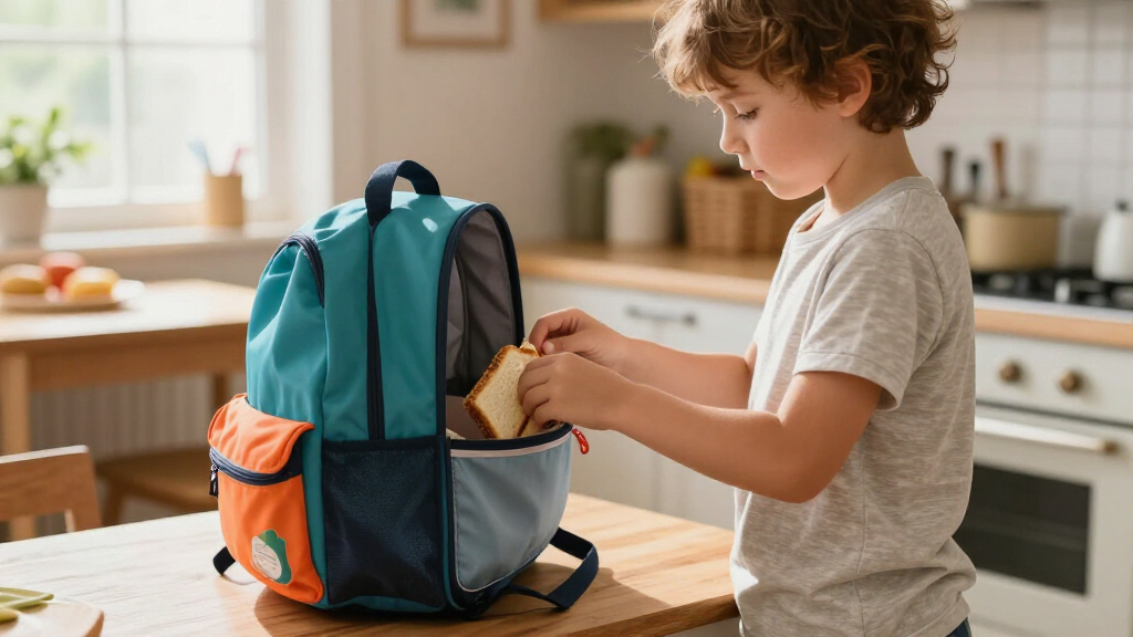 children's backpack with lunch pocket