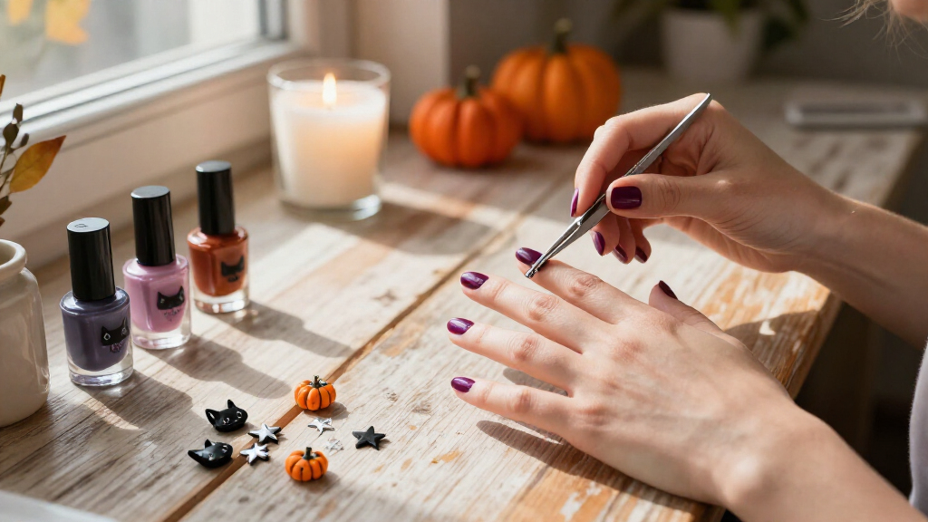 Halloween nail charms