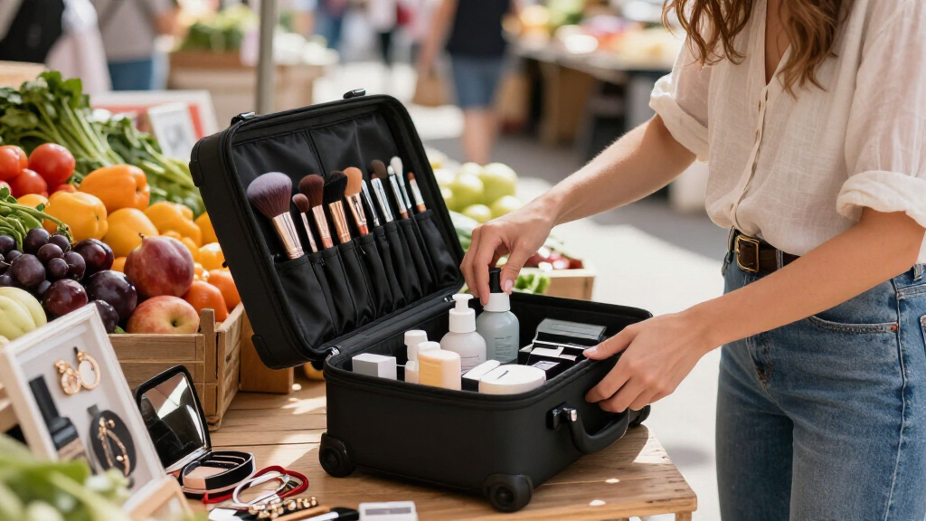 15 Best Rolling Cosmetic Cases for Market Vendors in 2026