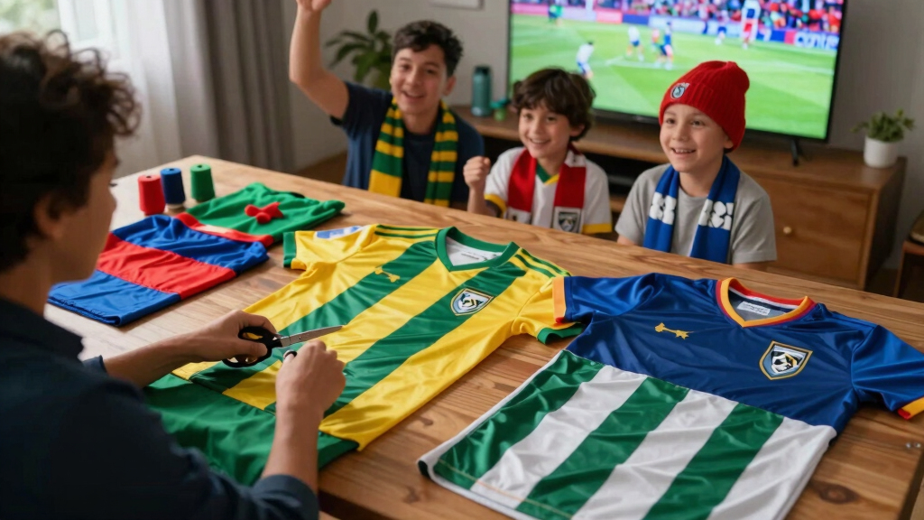 soccer fan apparel for families