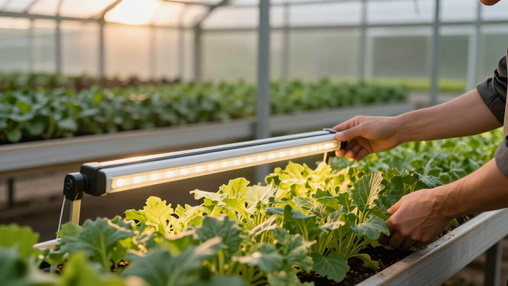 best led grow light bars for greenhouse benches
