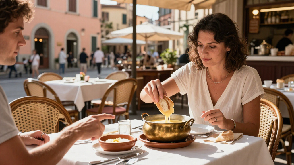 How does it differ from Swiss-style cheese fondue?