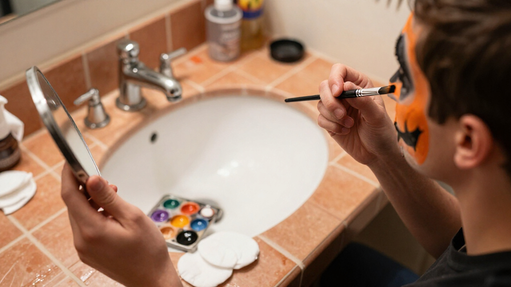 waterproof Halloween face paint