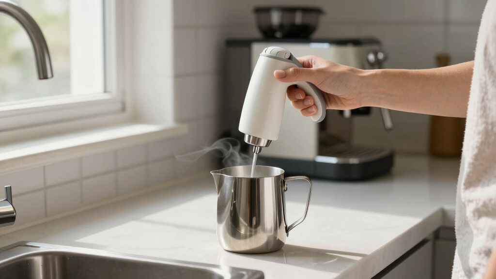 electric milk frother for lattes