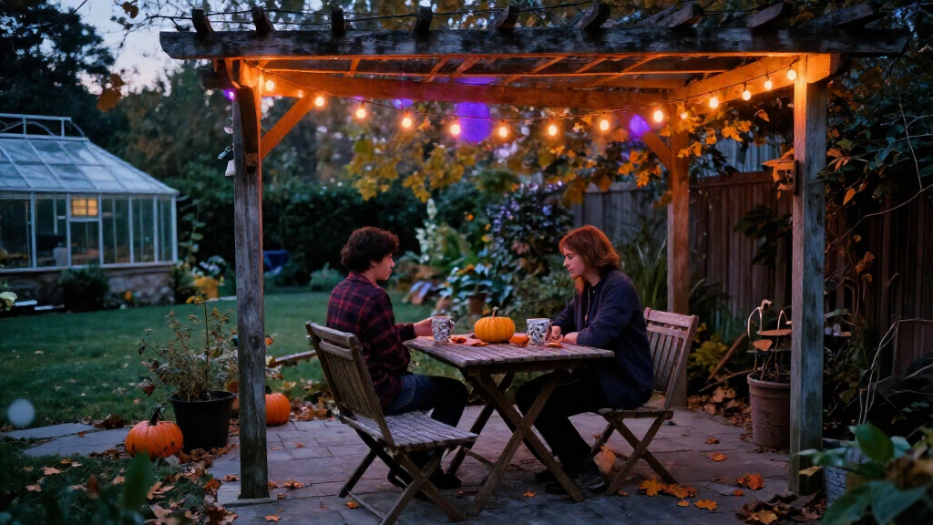 Halloween outdoor string lights