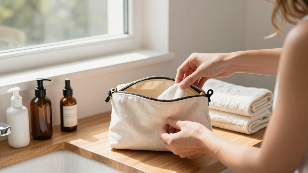 sustainable makeup bags for women