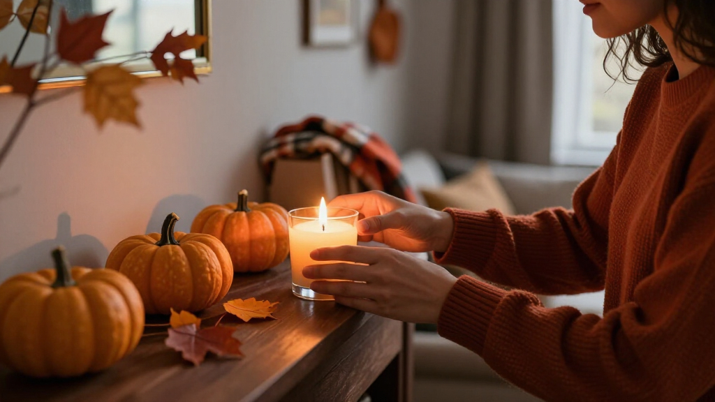 Halloween scented candles