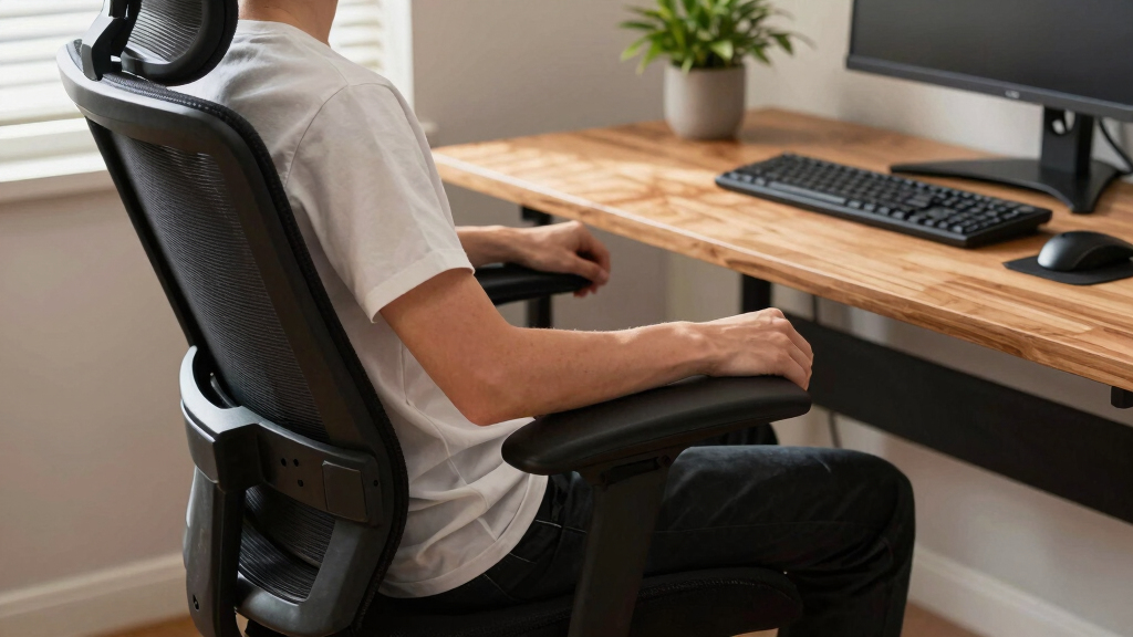 ergonomic gaming chair with lumbar support