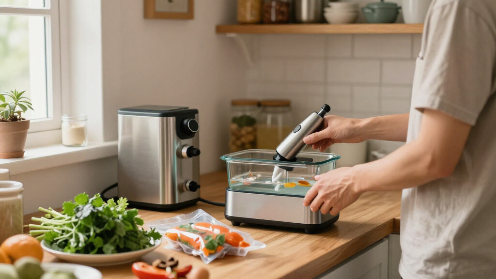 sous vide immersion circulator for meal prep