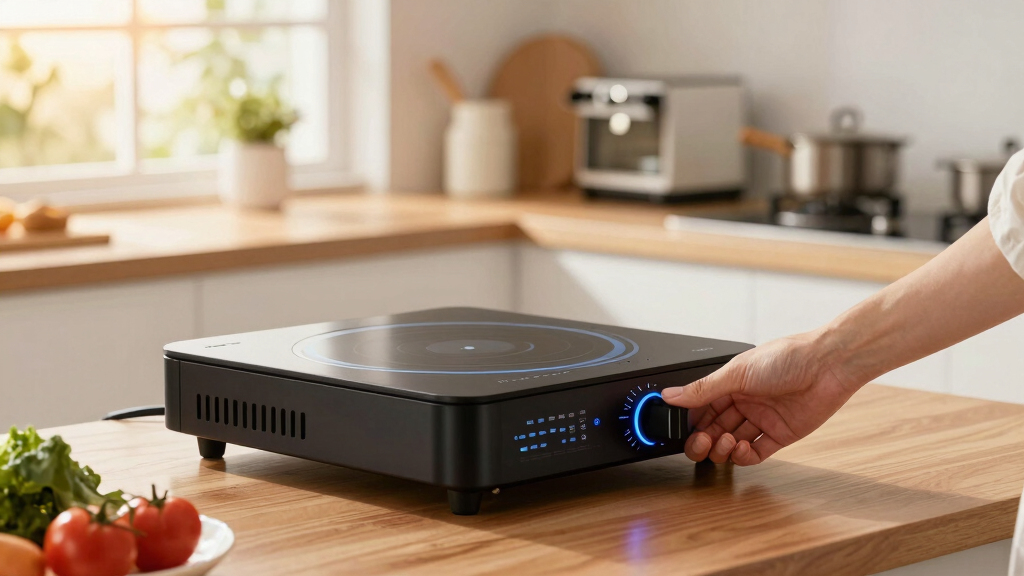 portable induction cooktops for raw lightly cooked meals