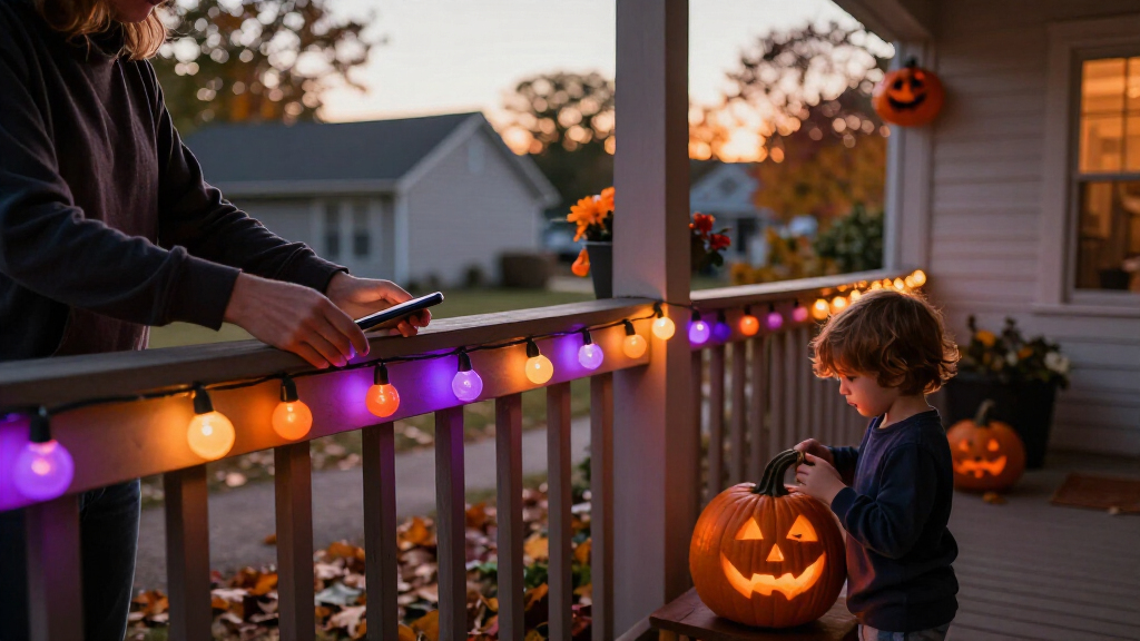 smart Halloween lights