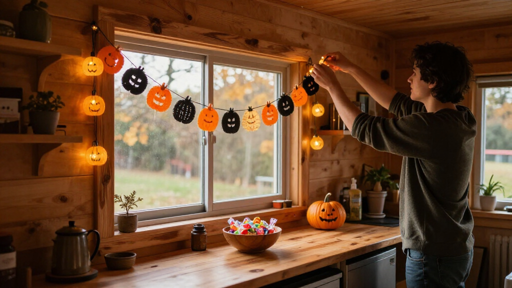 tiny house Halloween party supplies