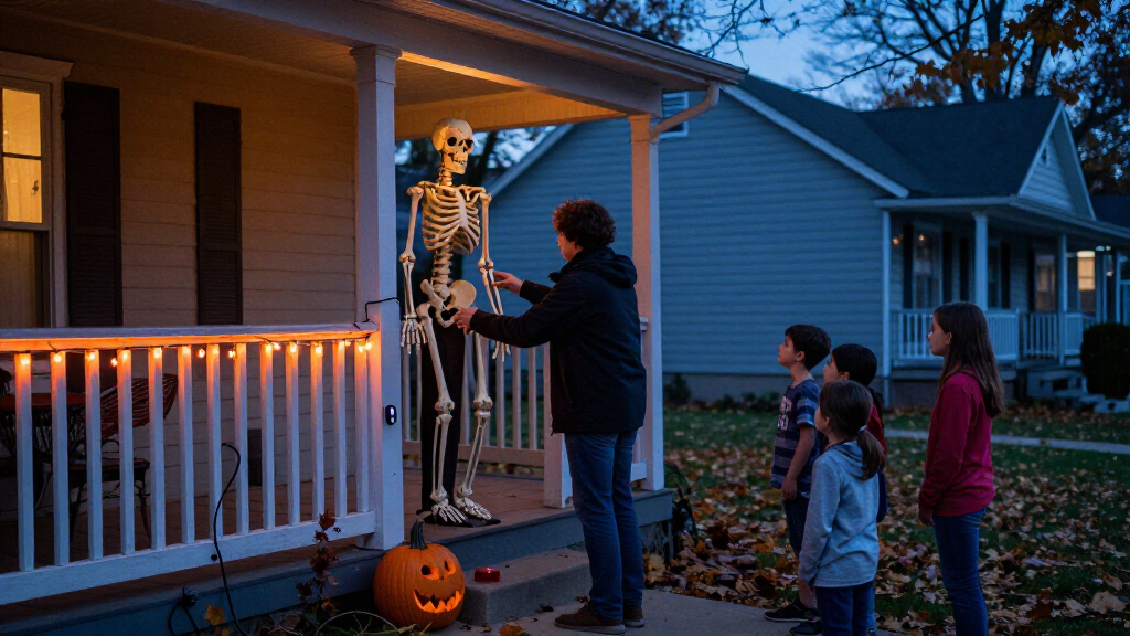 halloween animatronic decorations