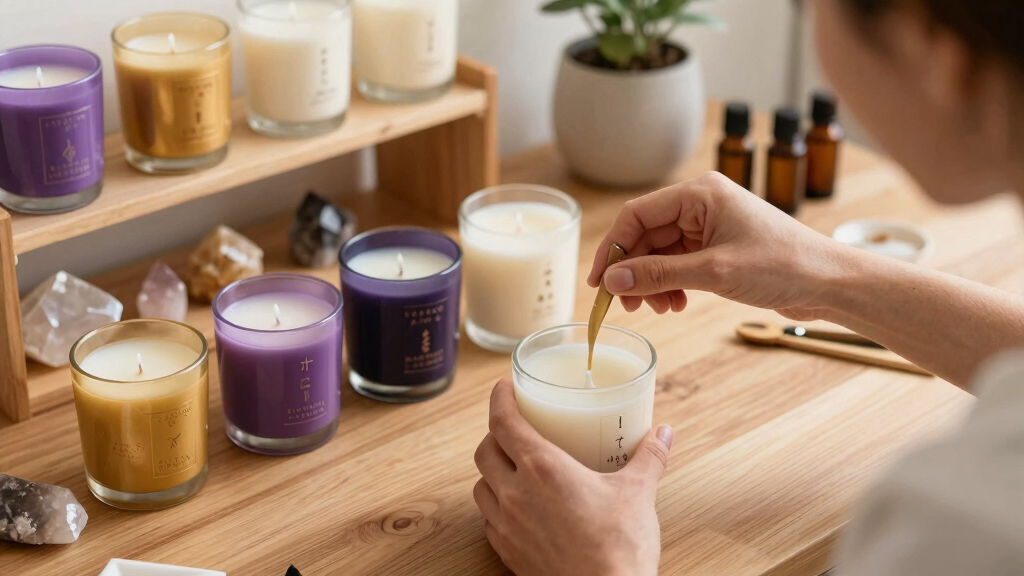 spiritual affirmation candles