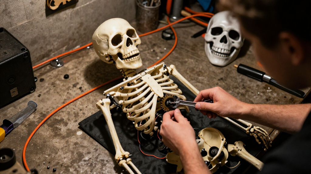 spooky Halloween animatronics