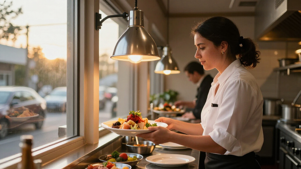 best commercial heat lamp for pass through service