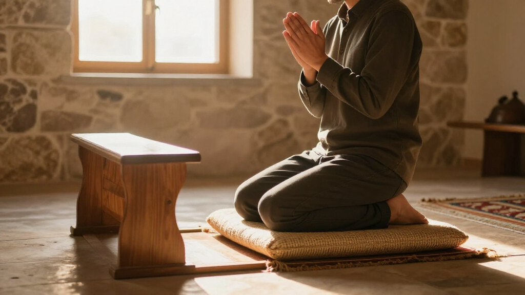 kneeler bench for prayer room