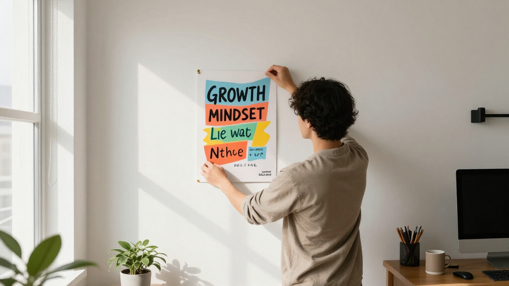 personalized growth mindset posters with name