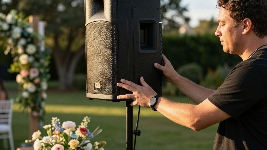 best portable pa for outdoor weddings