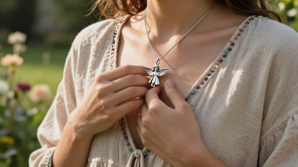 sterling silver angel number jewelry
